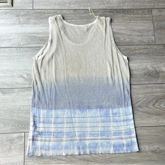 Tan  Jay Ombre Metallic Knitted Sleeveless Tunic - Picture 10 of 12